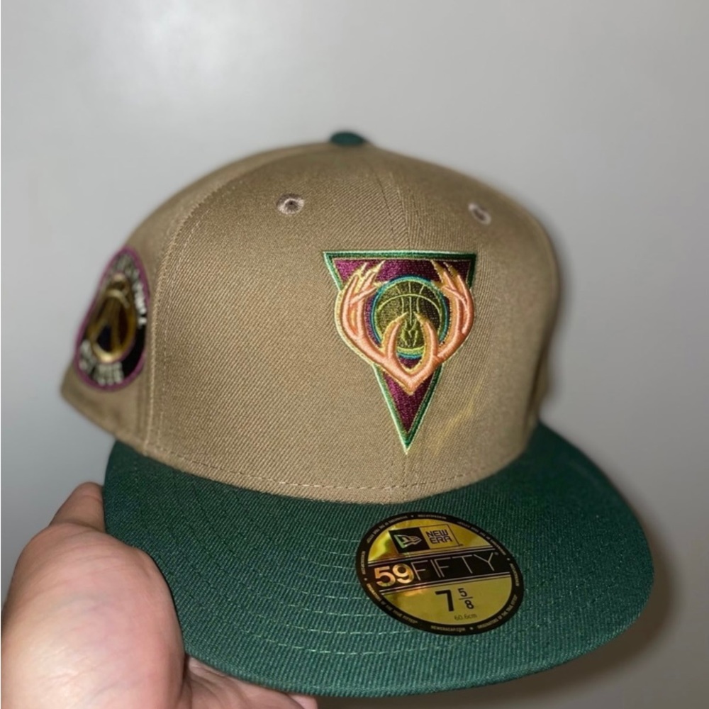 Myfitteds Milwaukee bucks city series vintage acg size 7 5/8 brand new very rare